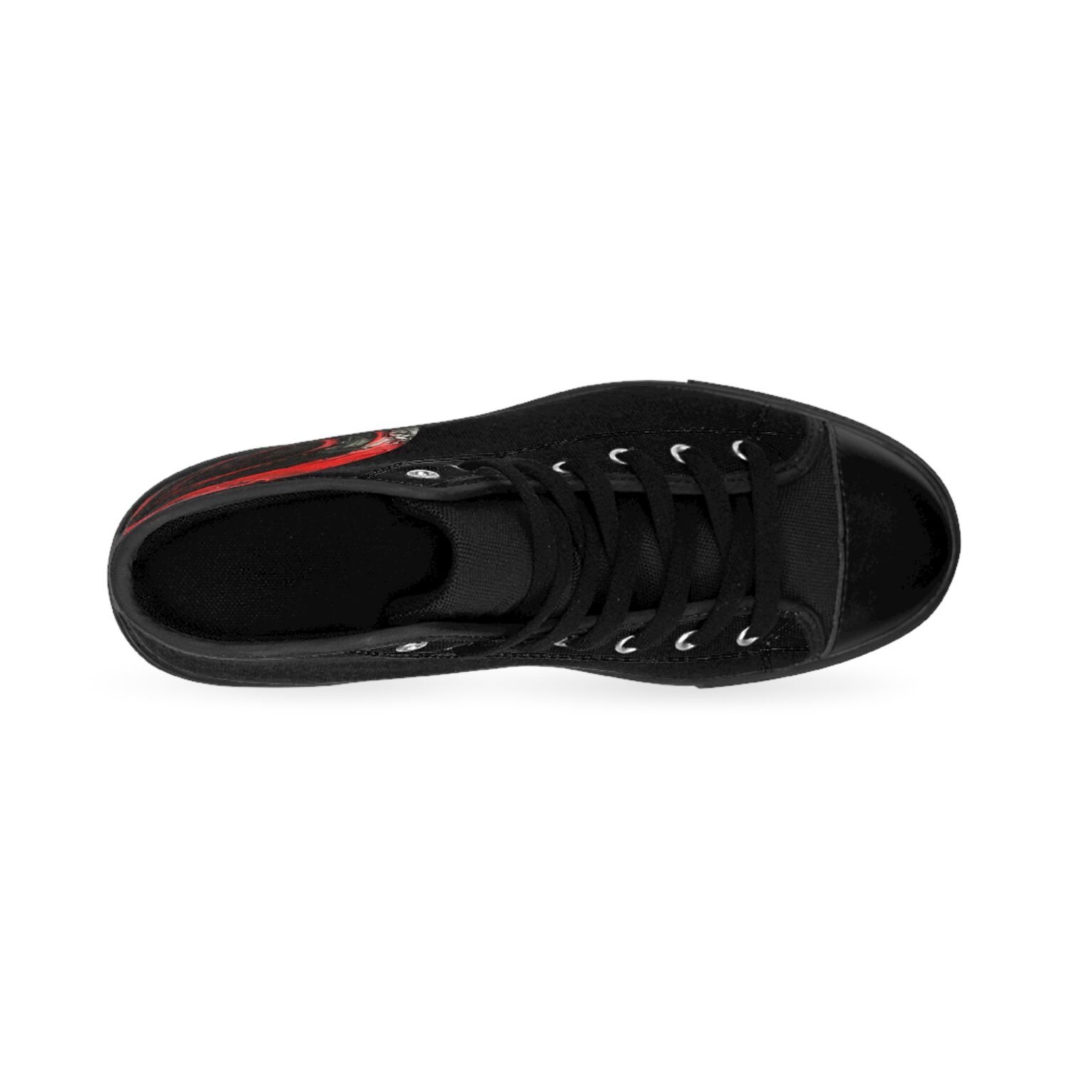 Men's Classic Sneakers with Spiral Design - Urban Footwear, Stylish Sneakers, Trendy High Tops, Unique Casual Shoes, Gift for Him - Image 3