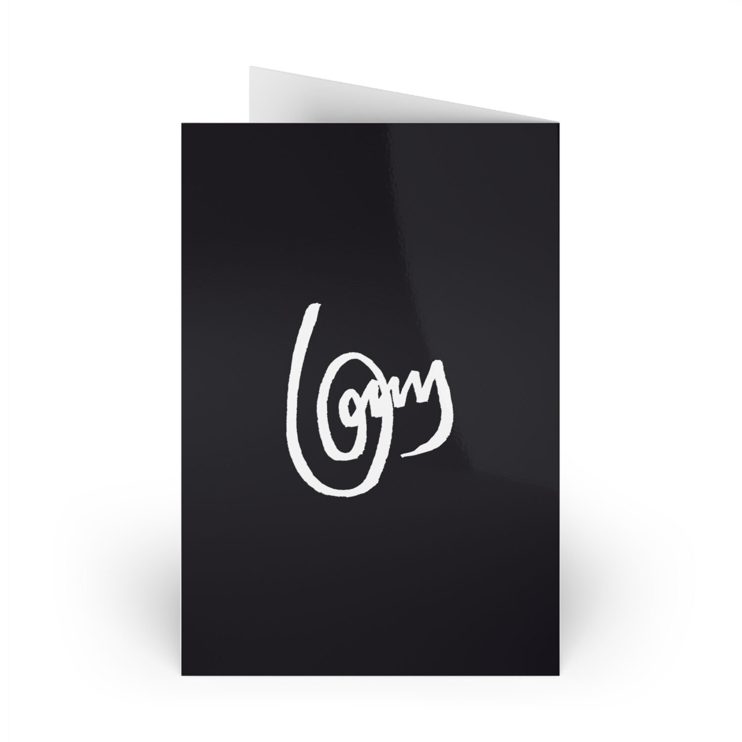 Elegant Floral Spiral Greeting Cards - Image 3