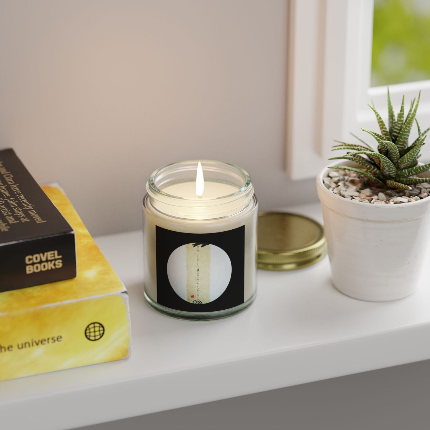 Coconut Apricot Scented Candle - Image 5