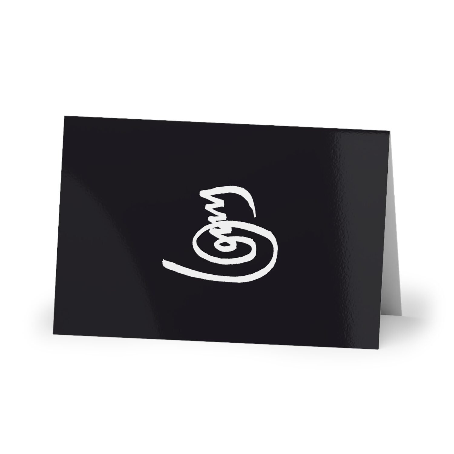 Elegant Floral Spiral Greeting Cards - Image 5