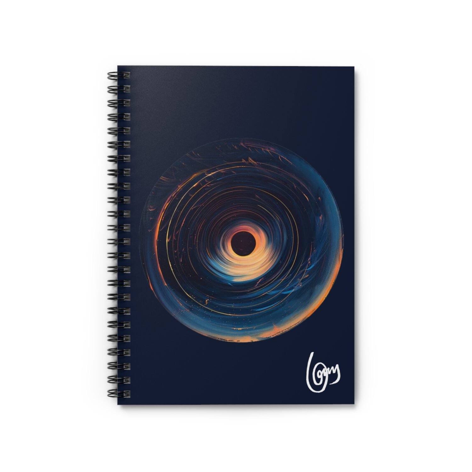 Cosmic Spiral Notebook - Ruled Line, Artistic Journal, Unique Diary, Galaxy-Themed Stationery, Creative Gift, Writing Companion - Image 2